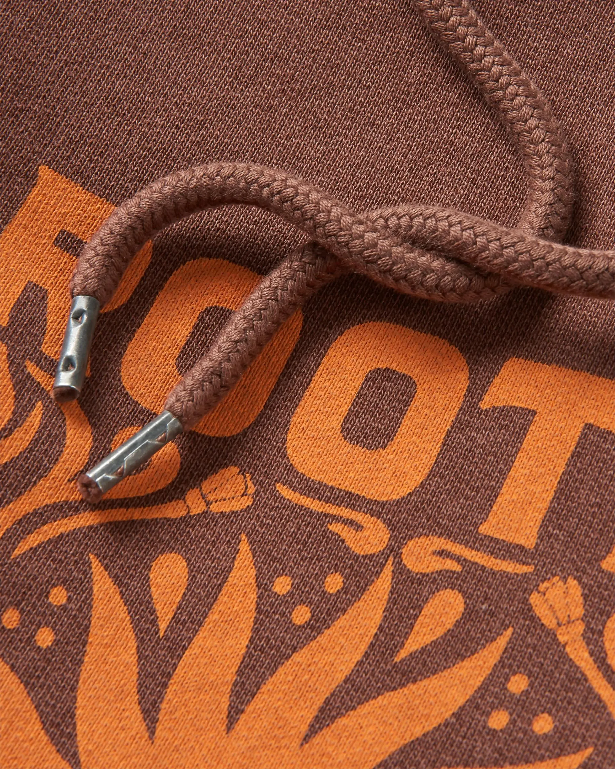 Hoodie Ancré Dans La Nature - Marron
