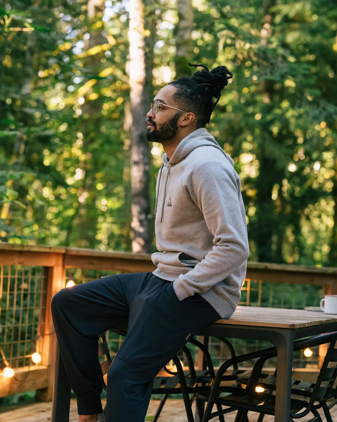 Hoodie en coton bio Vita - Gris Marl