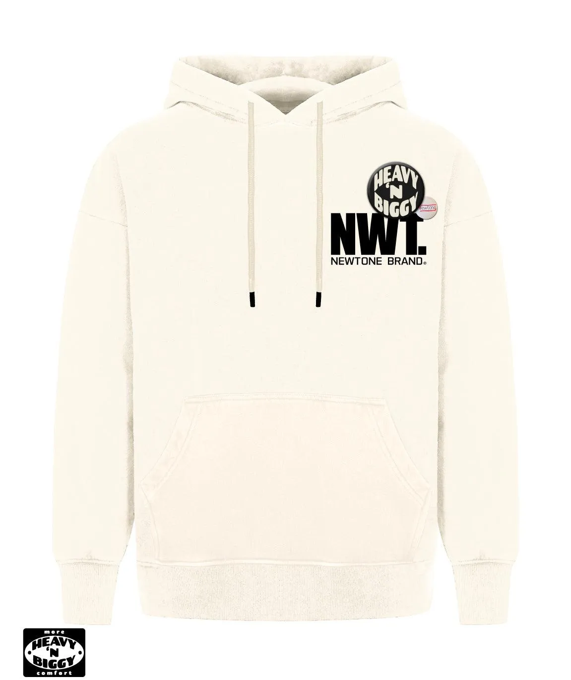 Hoodie heavy'n biggy deeper natural BRAND