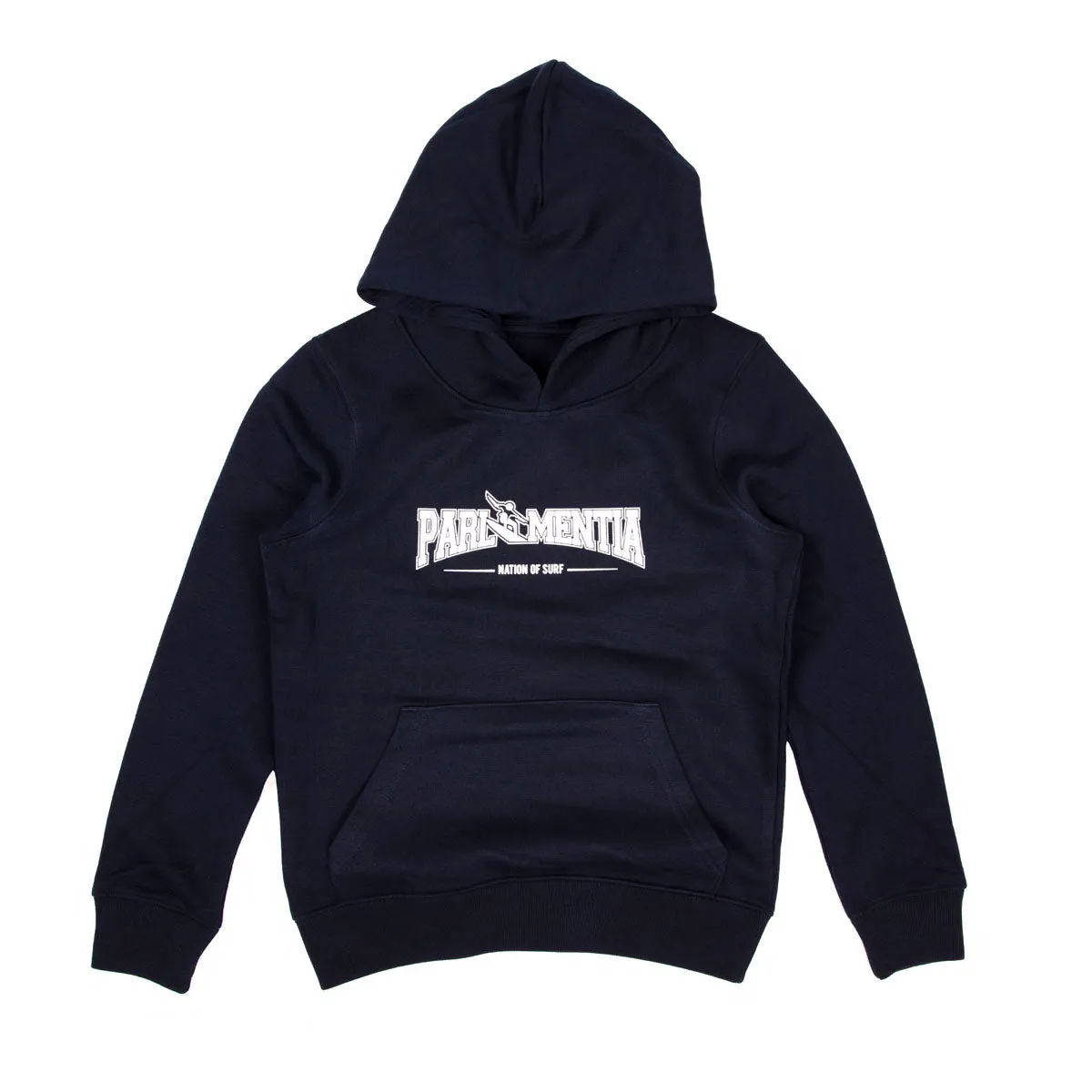 Hoodie kid navy - white College