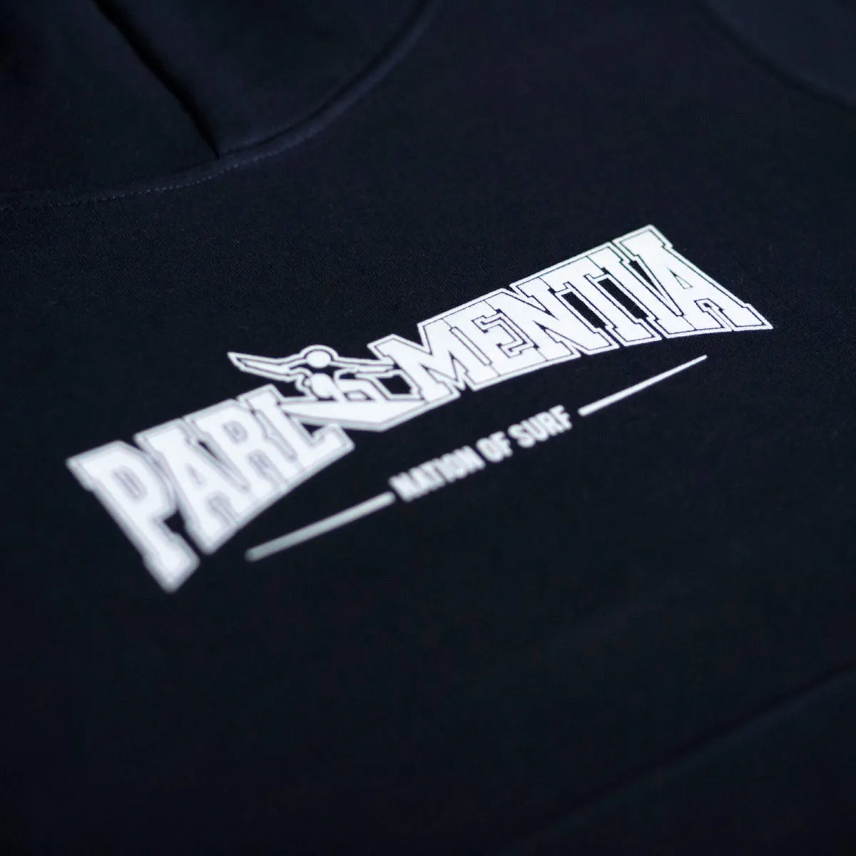 Hoodie kid navy - white College