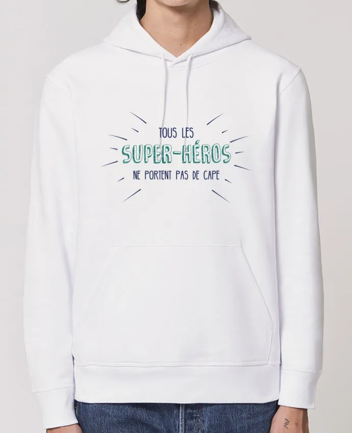 Hoodie Les super-héros ne portent pas de cape Par tunetoo