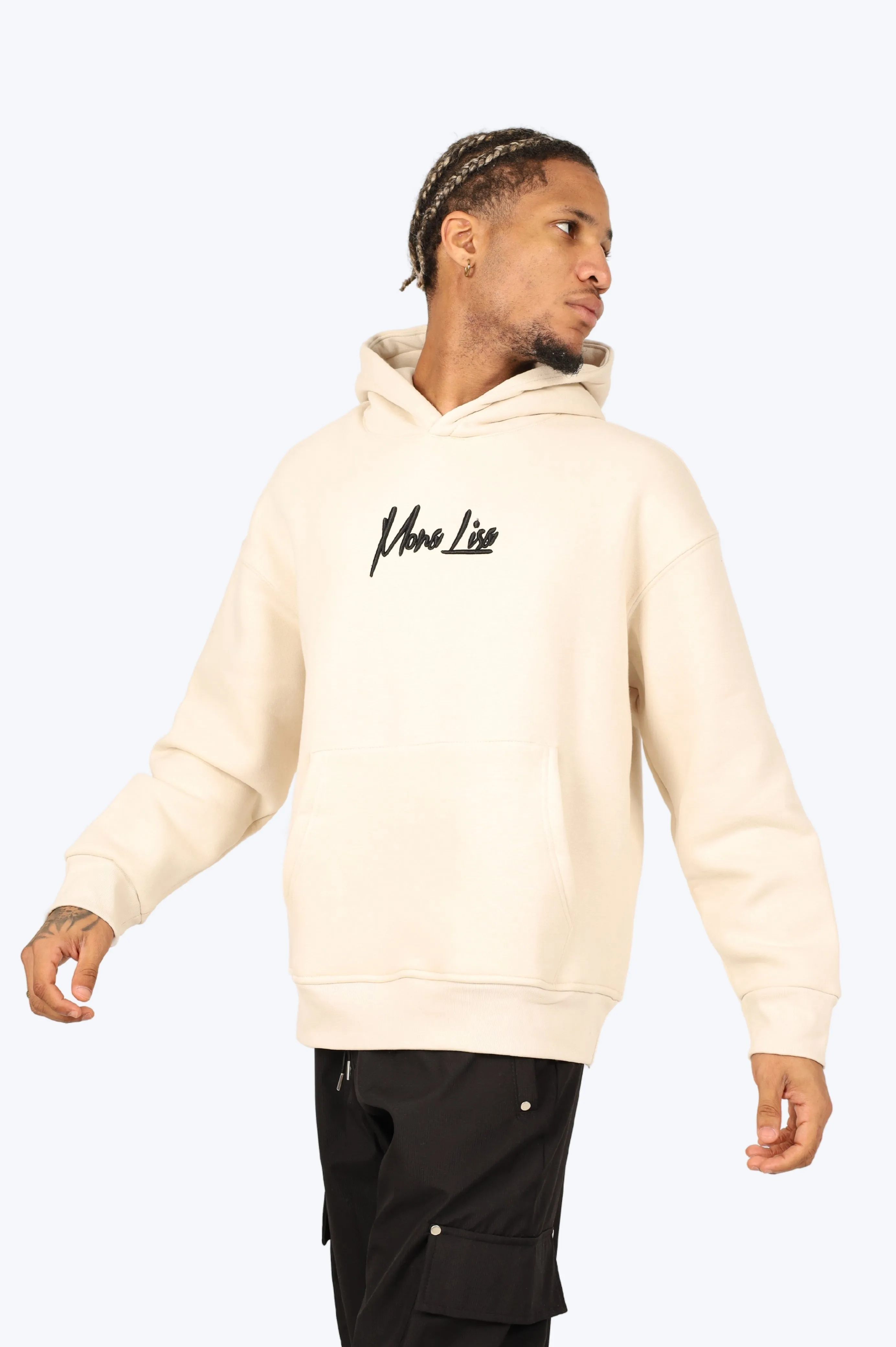 HOODIE MONA PIXEL - BEIGE