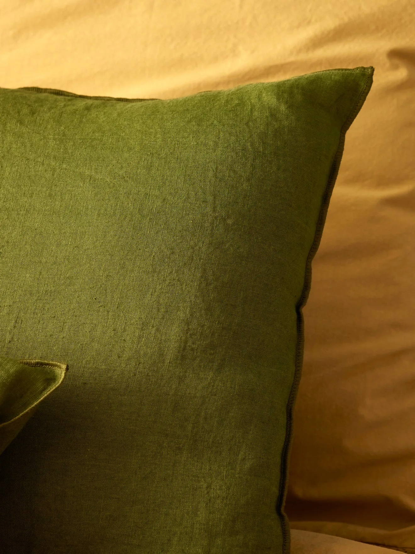 Housse de coussin en lin