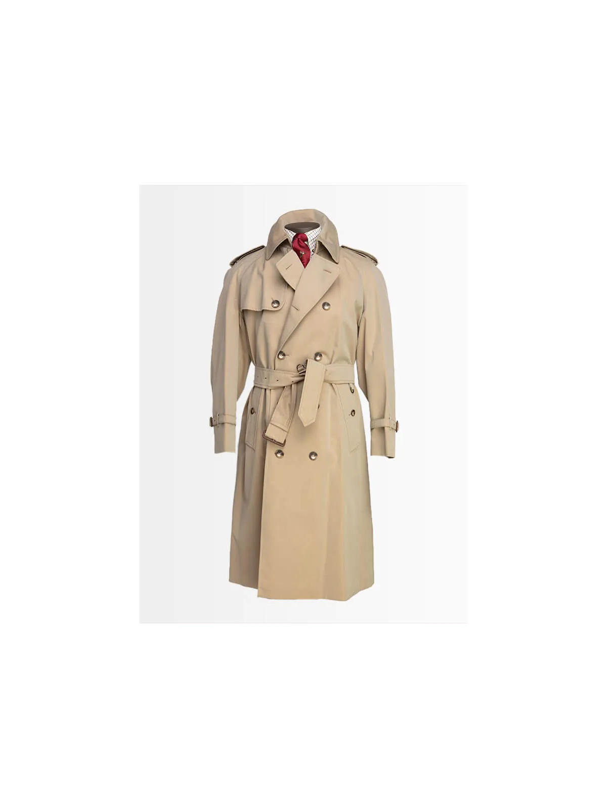 Imperméable Trench-Coat en gabardine de coton à doublure amovible