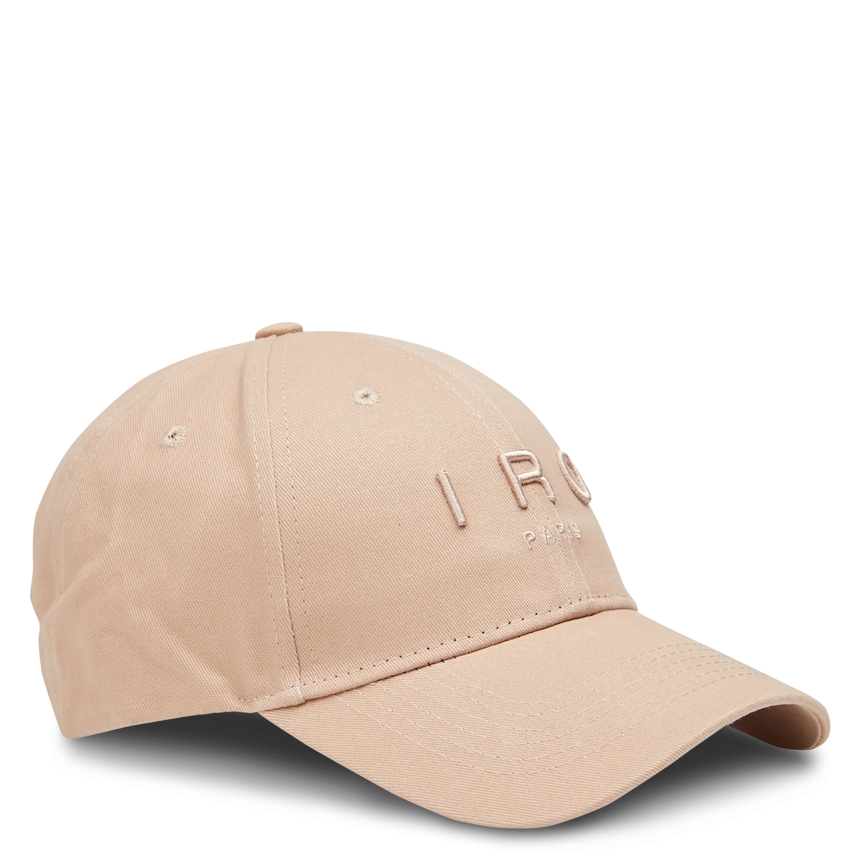 IRO  Casquette brodée en coton greb - Beige