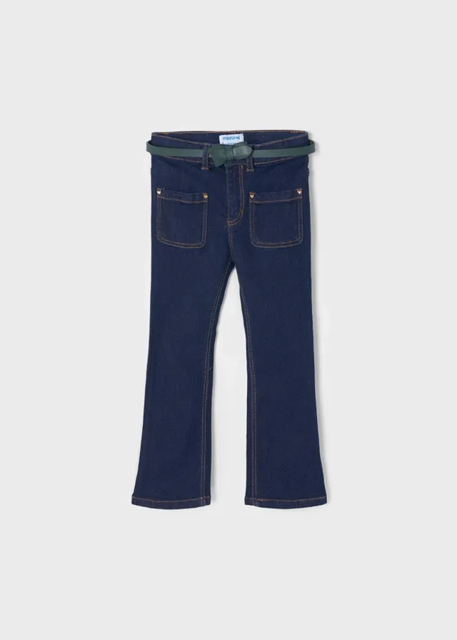 Jeans & Ceinture Mayoral Fille
