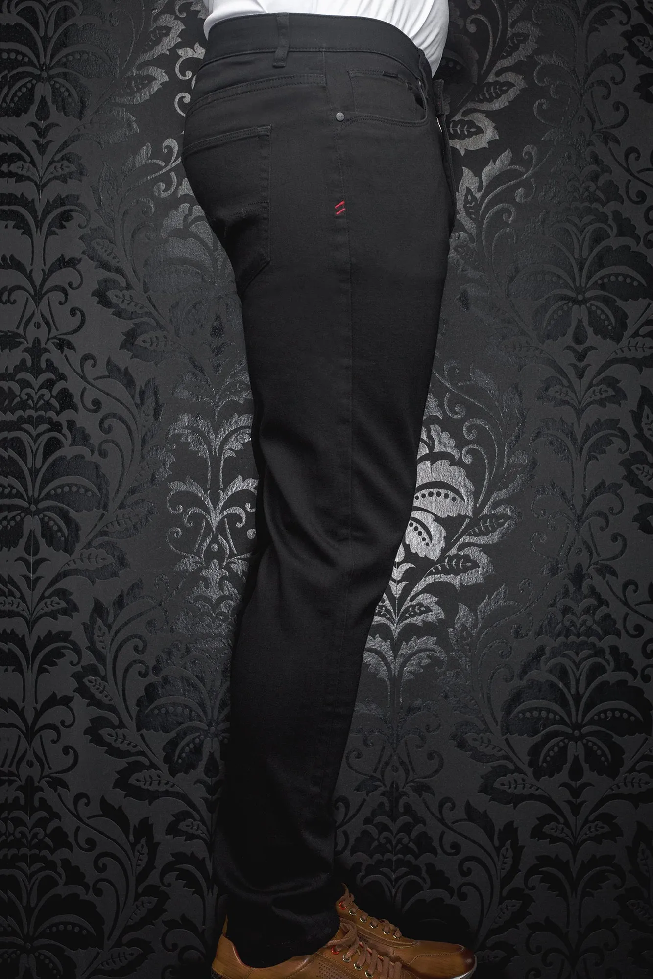 Jeans Au Noir | JOHNNY-SRD Noir Pur