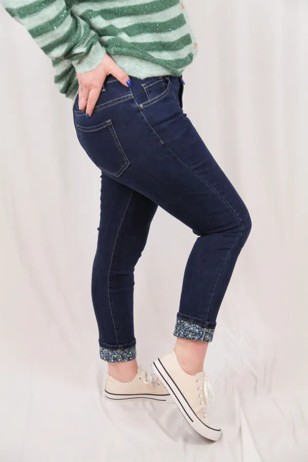 Jeans Fleur - Mode et prêt à porter