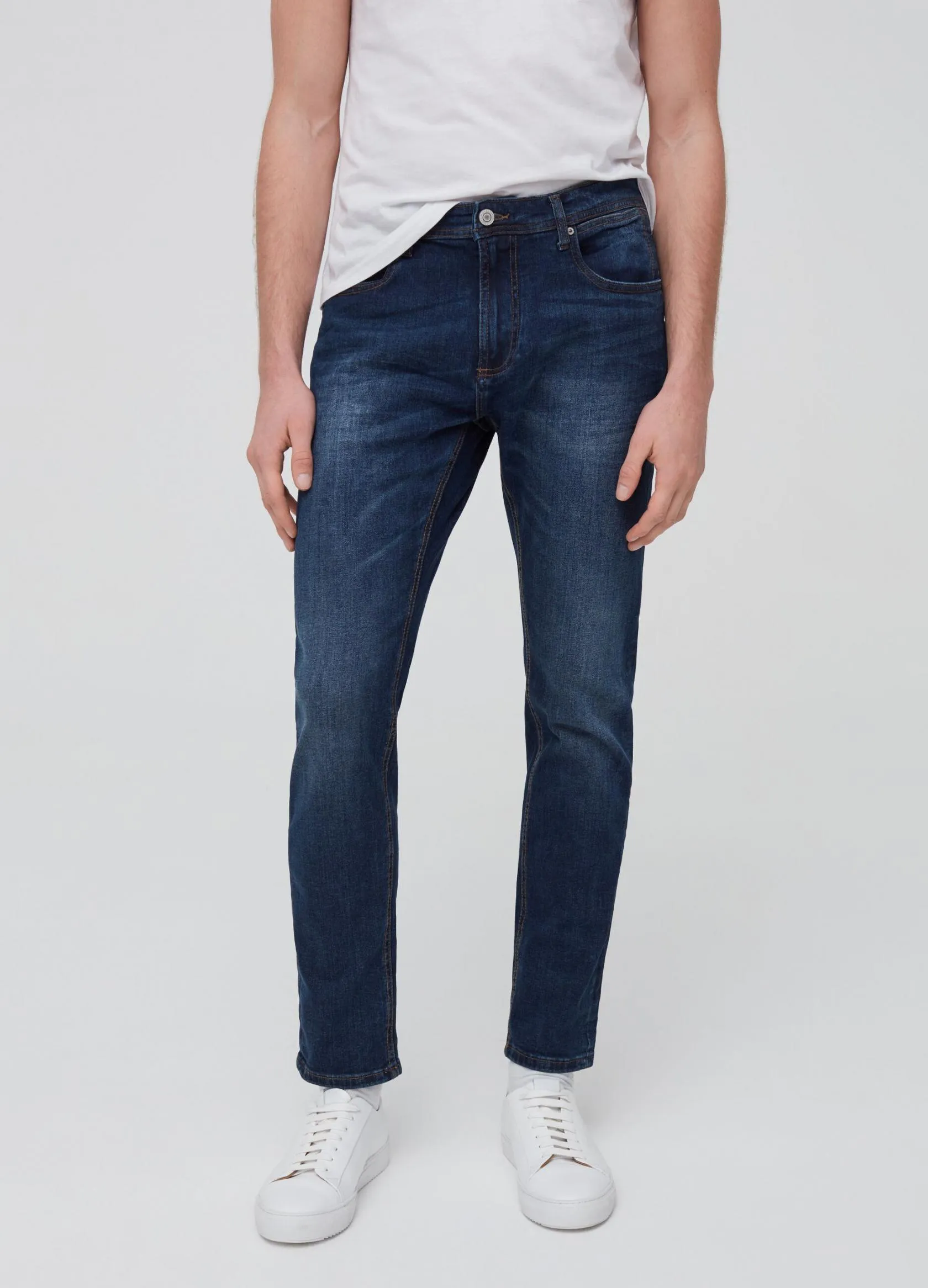 Jeans Homme | Loose-fit stretch jeans Bleu denim | OVS