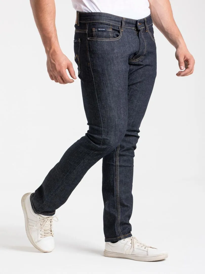 Jeans stretch Fibreflex® RL80 coupe droite ajustée brut 'Rica Lewis' - Bleu
