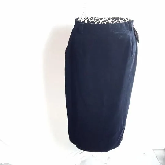 Jupe velours noir - HMC Hucke Mode Collection - taille: FR44
