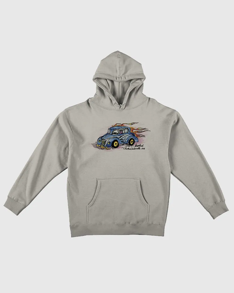Krooked Hoodie - Attitude - Cement
