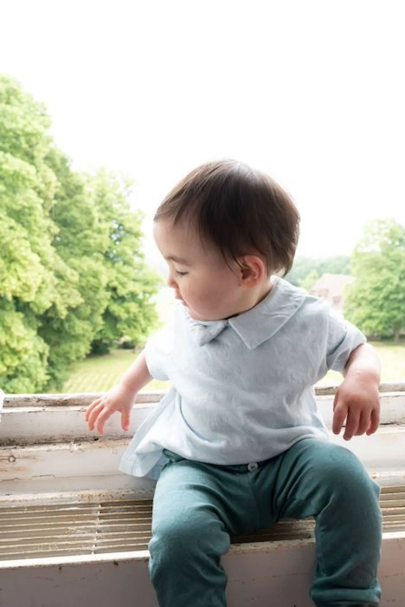 Leggings bébé Pistil vert - Risu Risu