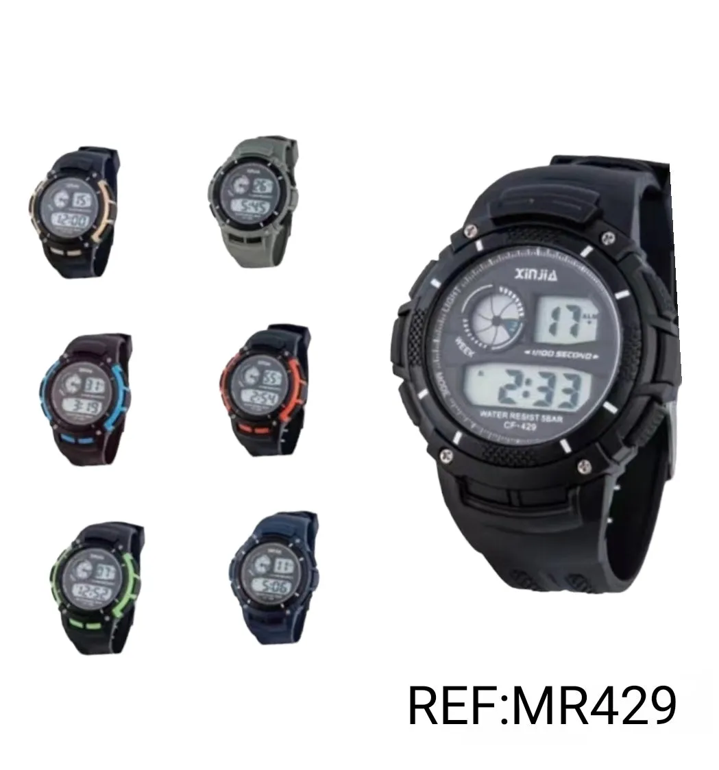 LOT DE 12 -  montres sport homme   ( x12)