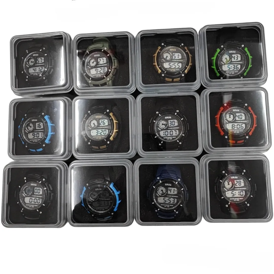 LOT DE 12 -  montres sport homme   ( x12)