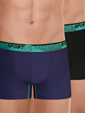 Lot de 2 boxers homme Running - Bleu pétrole