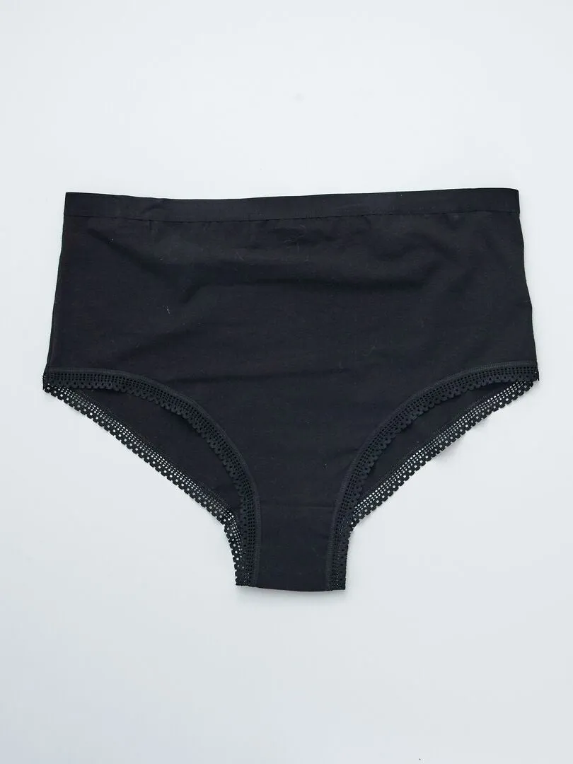 Lot de 2 culottes maternité - noir