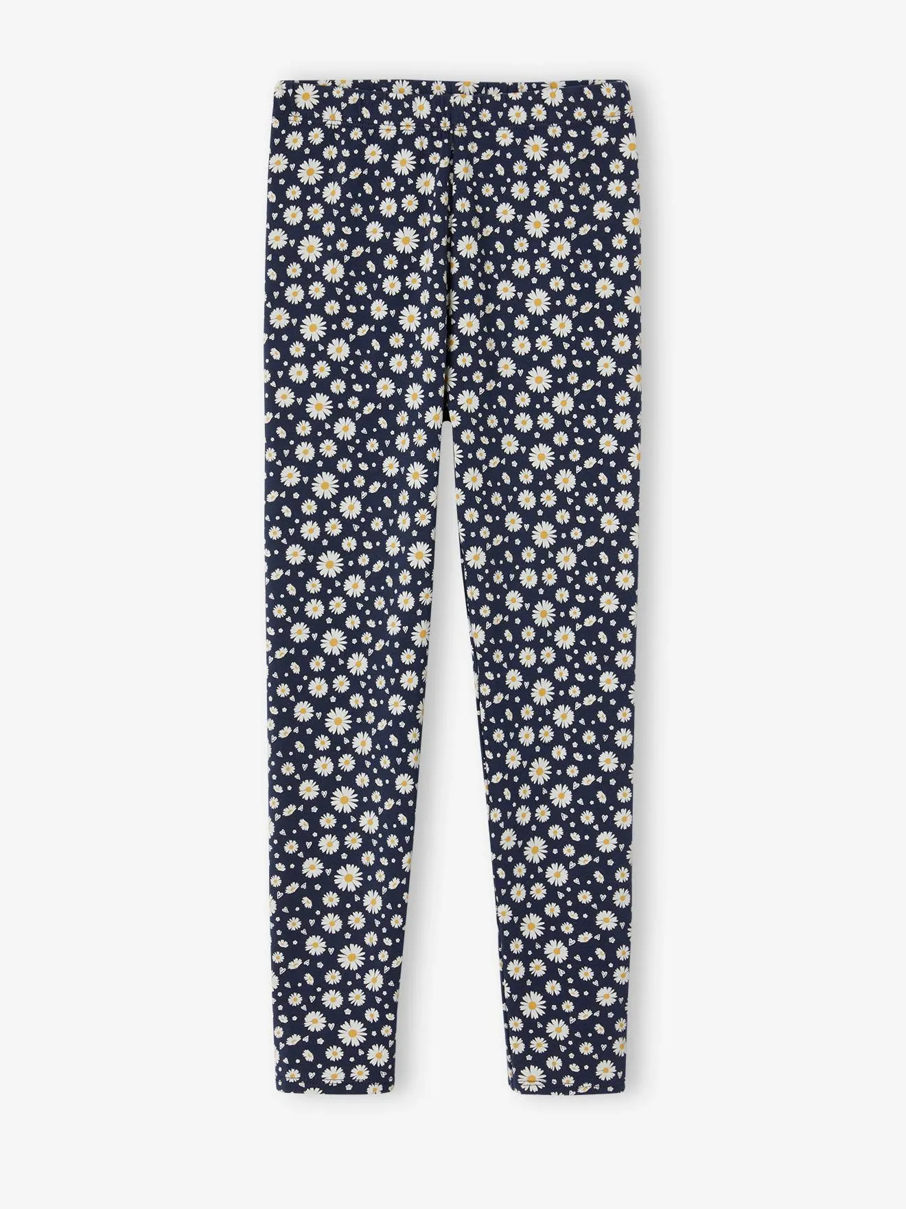 Lot de 2 leggings Basics fille écru - Vertbaudet