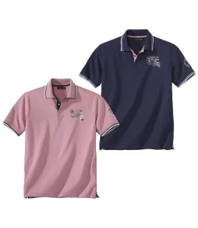 Lot de 2 Polos Summer Island 