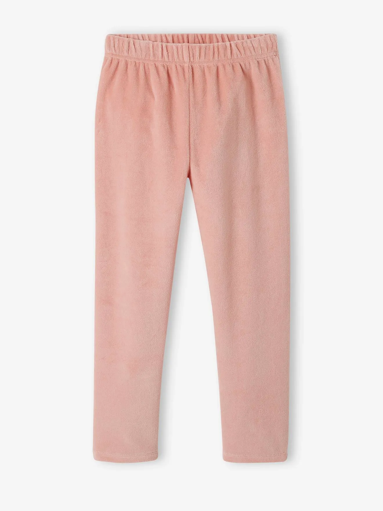 Lot de 2 pyjamas "love" en velours fille vieux rose - Vertbaudet