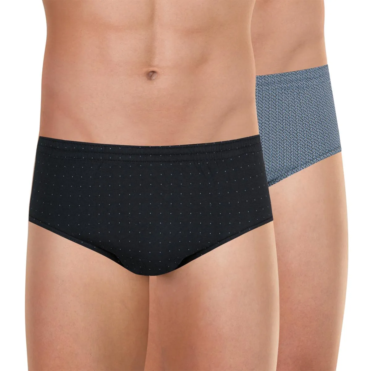 Lot de 2 slips taille haute fermé Duo Fantaisie Homme Eminence