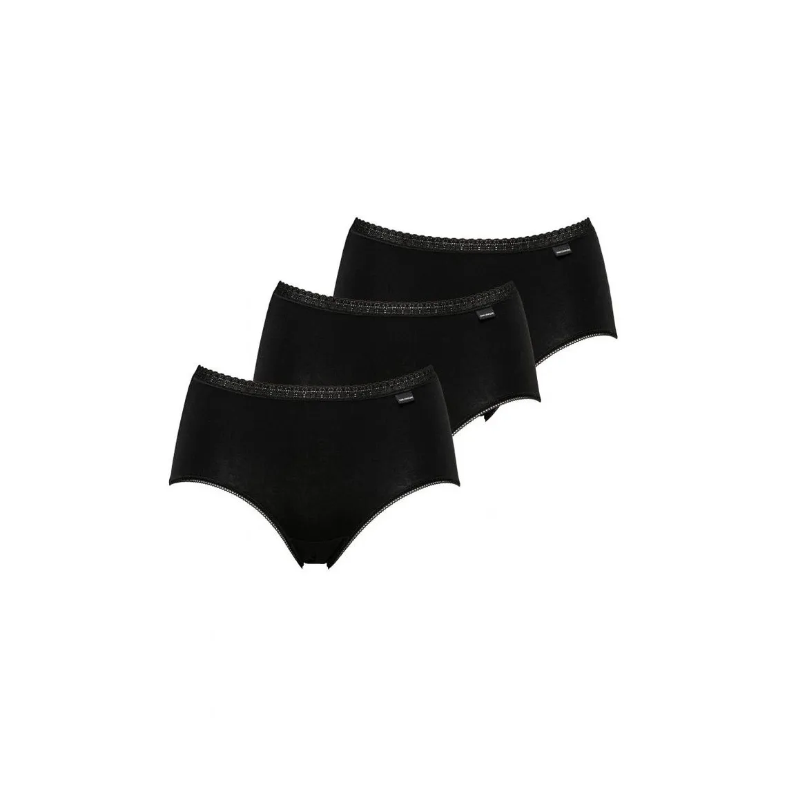 Lot de 3 culottes coton Noir - Sans Complexe | Culottes, slips 3 SUISSES