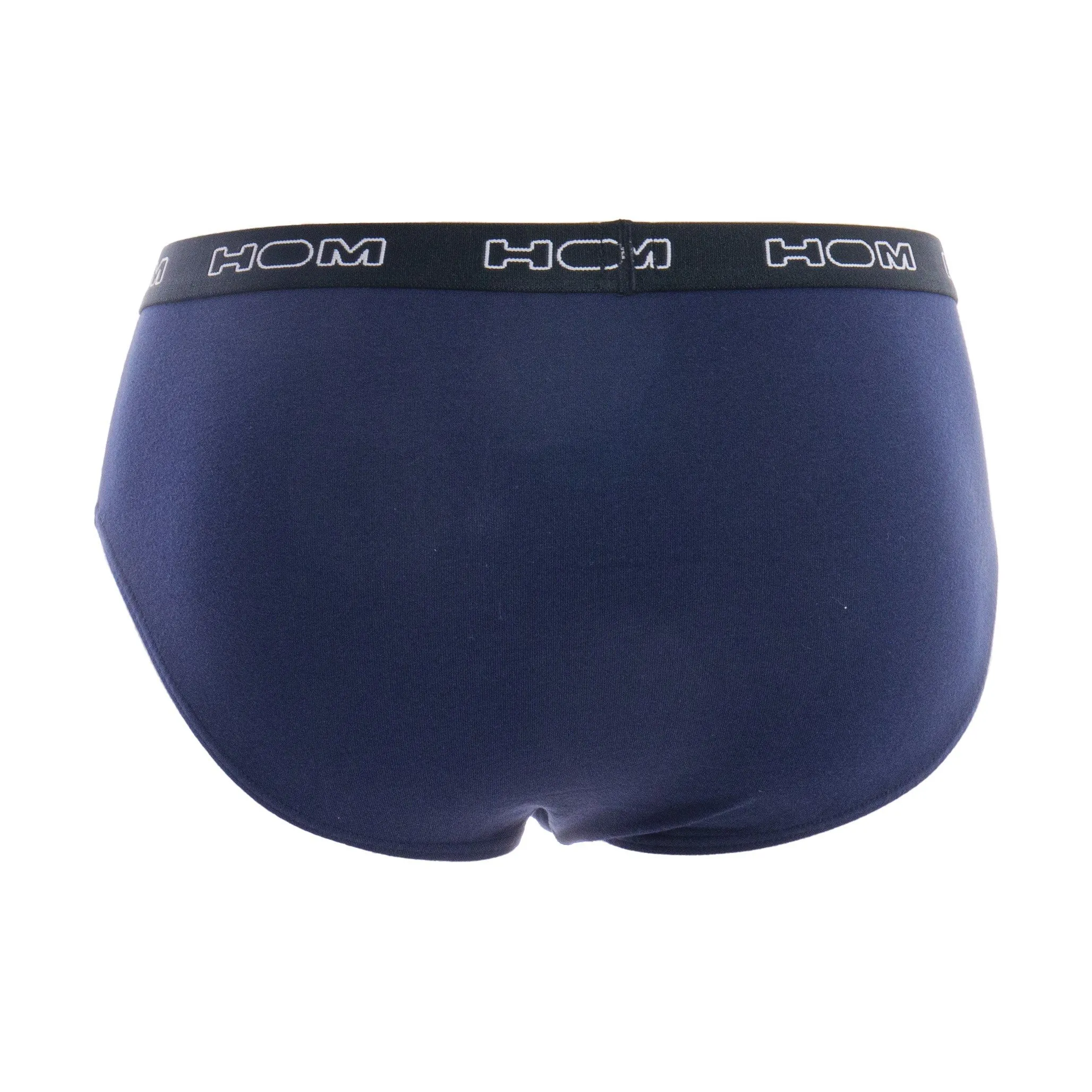Lot de 3 slips HOM Boxerlines - gris, navy et noir - HOM : vente sl...