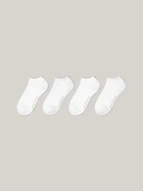 Lot de 4 paires de socquettes | Blanc | Tommy Hilfiger