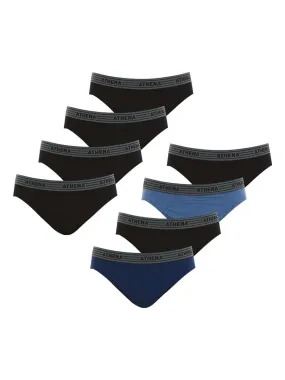 Lot de 8 slips homme Eco Pack - Bleu pétrole