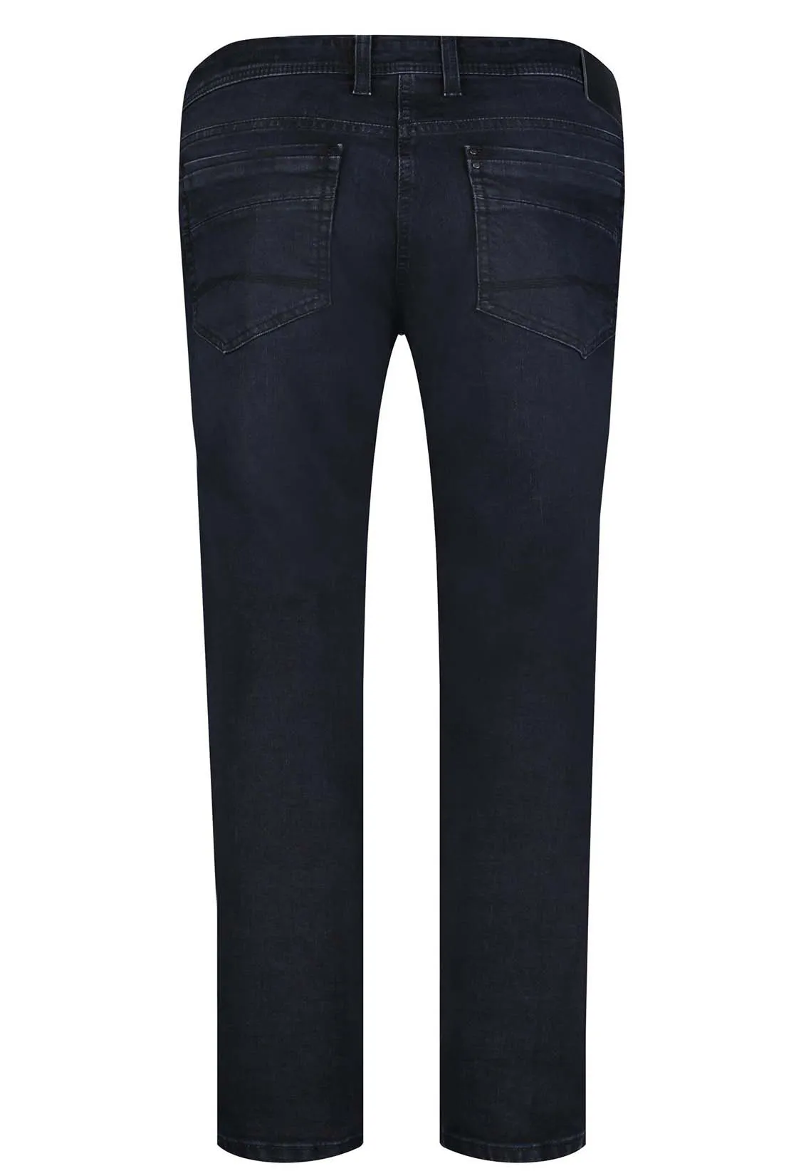 MAC Jeans Ben ample fit L36 inch, noir bleu authentique délavé
