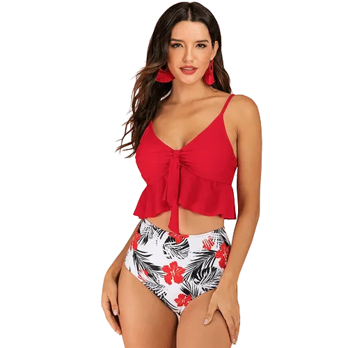Maillot de Bain Rétro  Deux Pièces