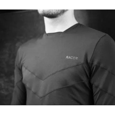 Maillot noir manches longues pour cycliste Racer The Citizen