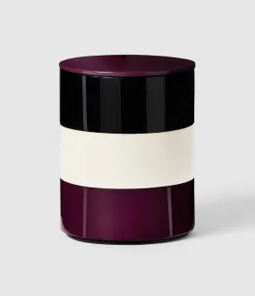MAISON SARAH LAVOINE Partager  Boîte Ronde à Bijoux Totem Aubergine  