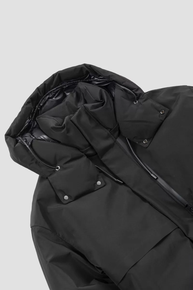 Manteau en duvet noir Gabriel