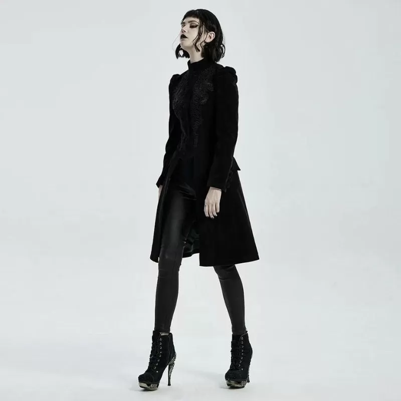 Manteau Redingote Femme Gothique