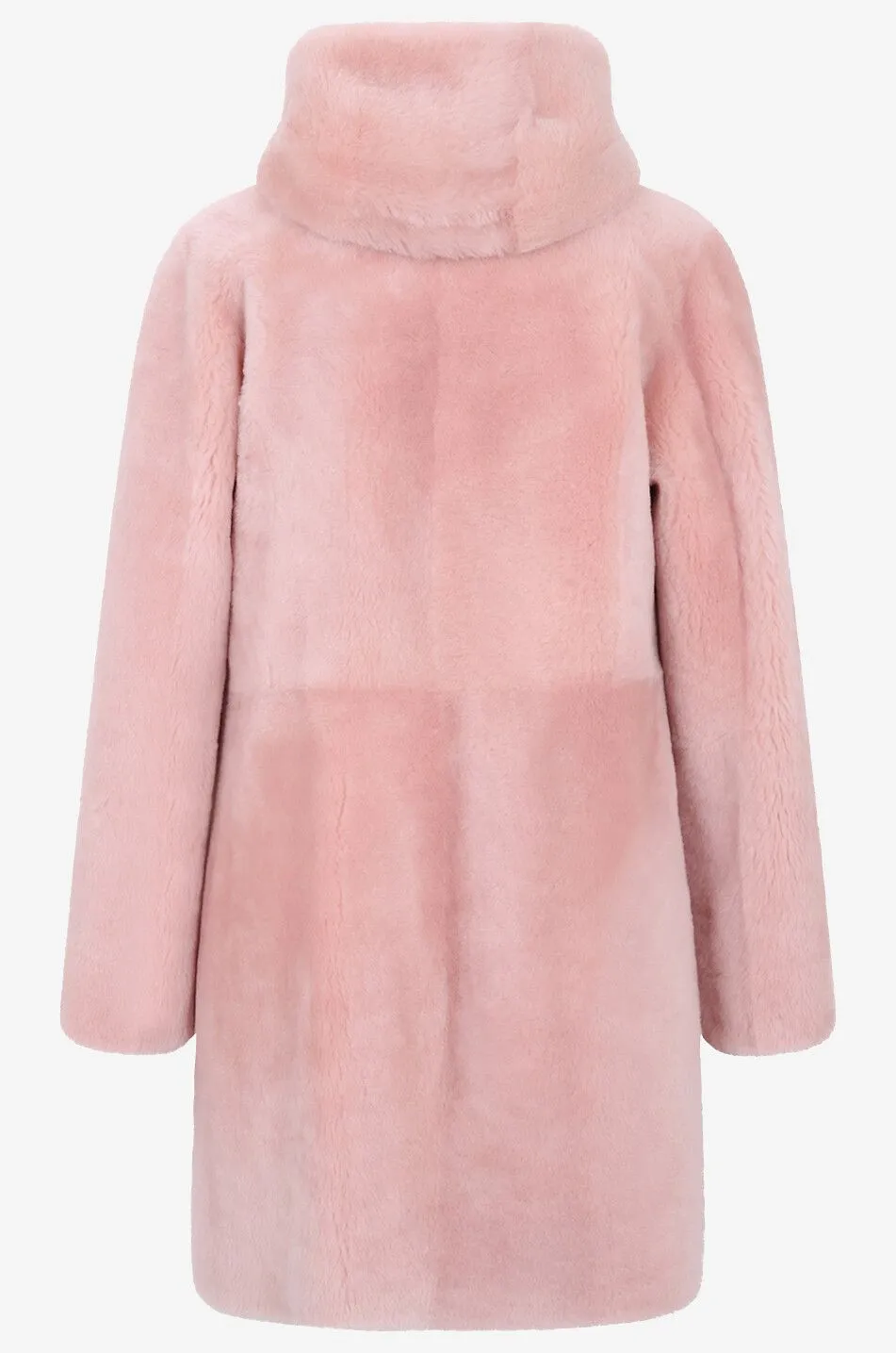 Manteau réversible en peau lainée Sama