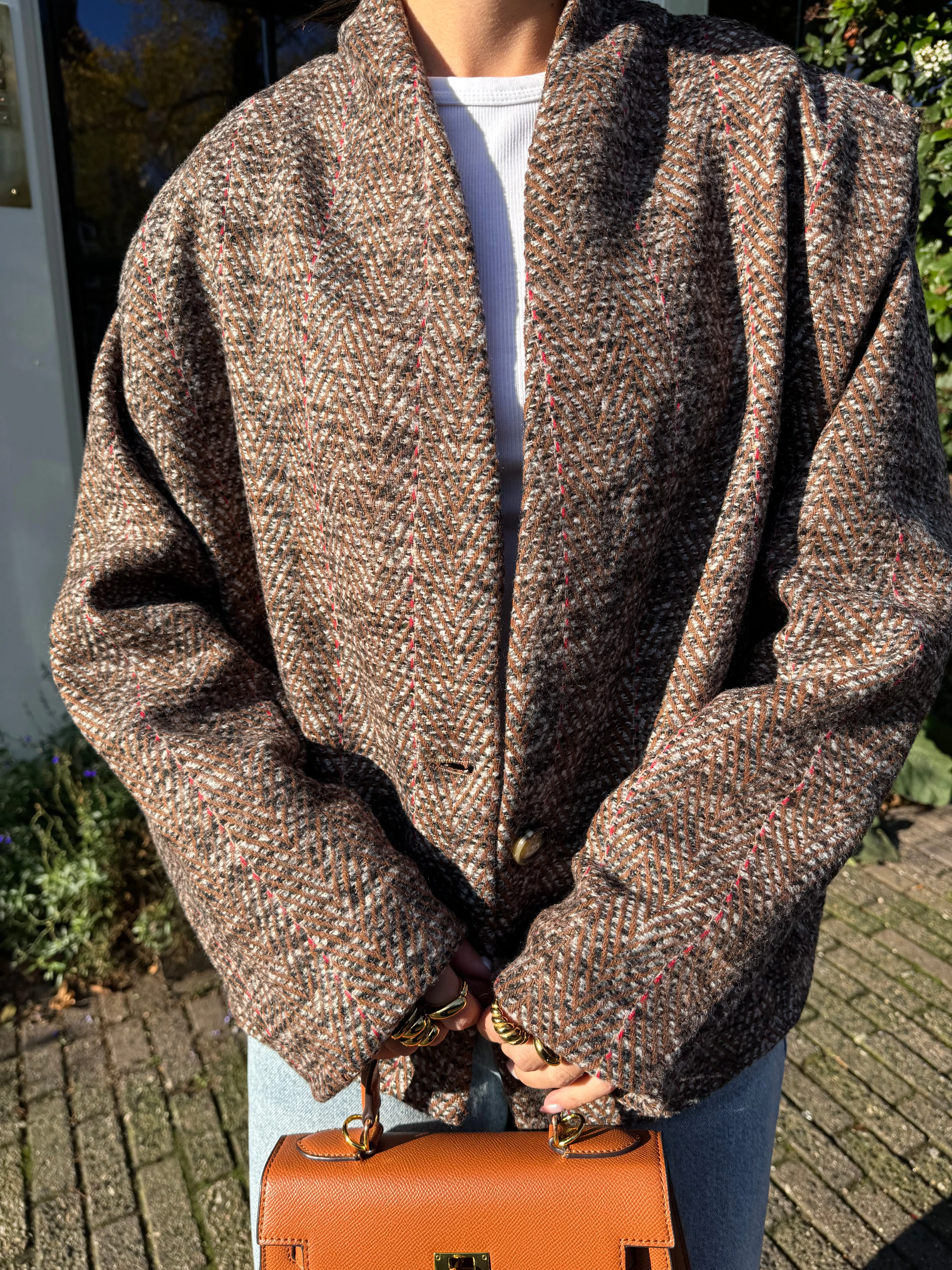 Manteau TONIYA marron