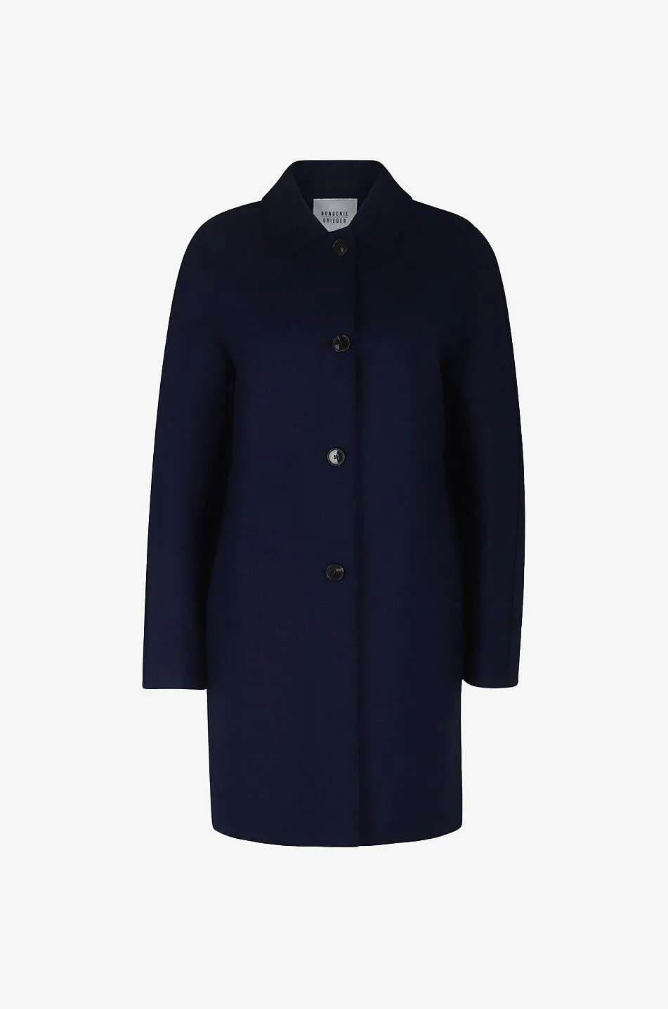 Manteau trois-quarts en laine bouillie Abigail