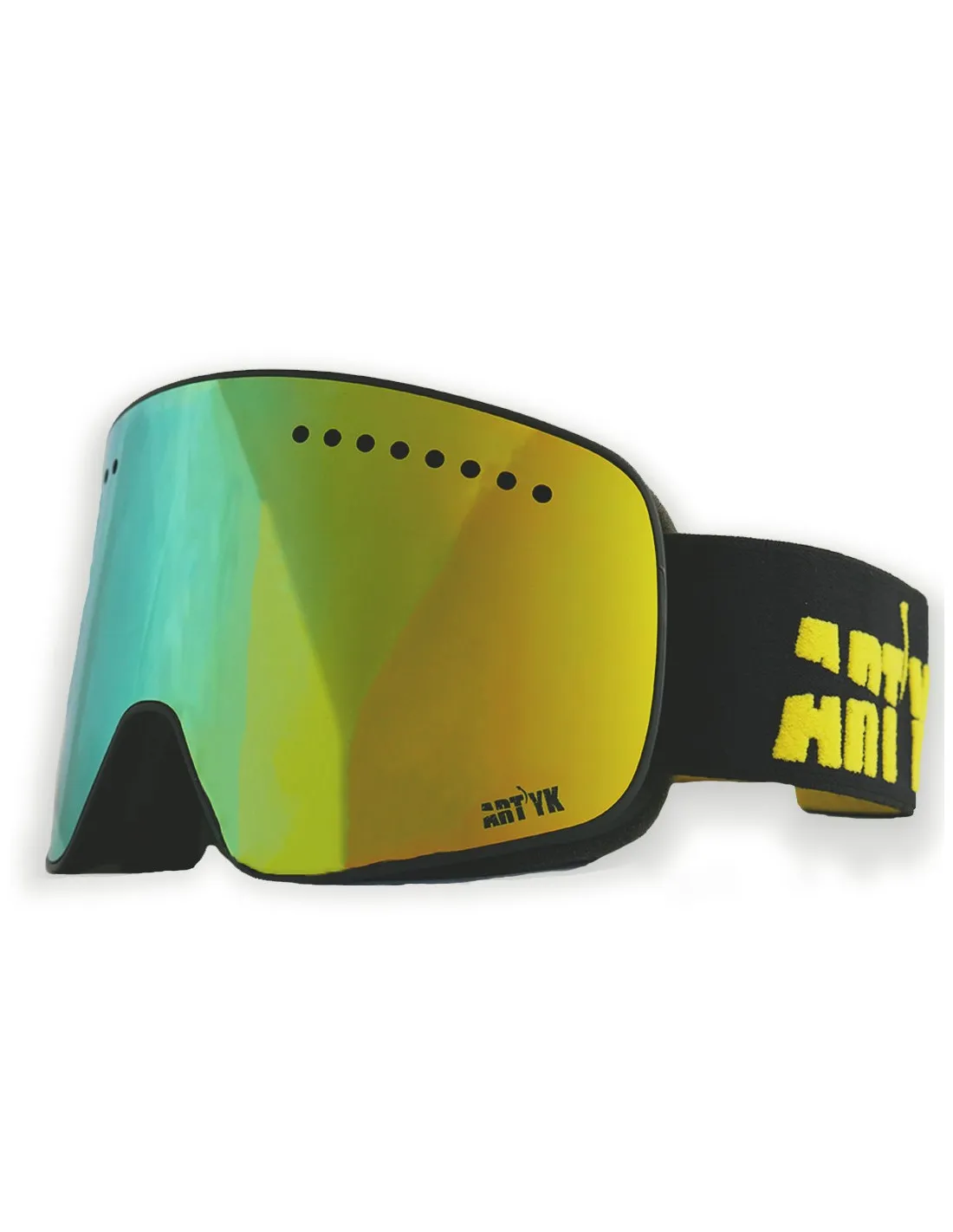 Masque de ski Magnétique ARTYK 2 verres S1 + S3 Black Yellow