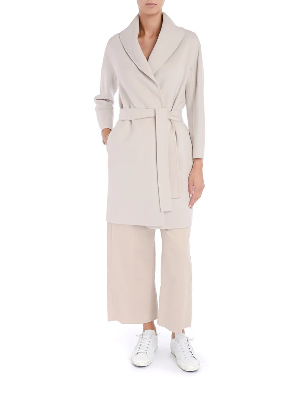 Max Mara Manteau midi 'S Messi sand