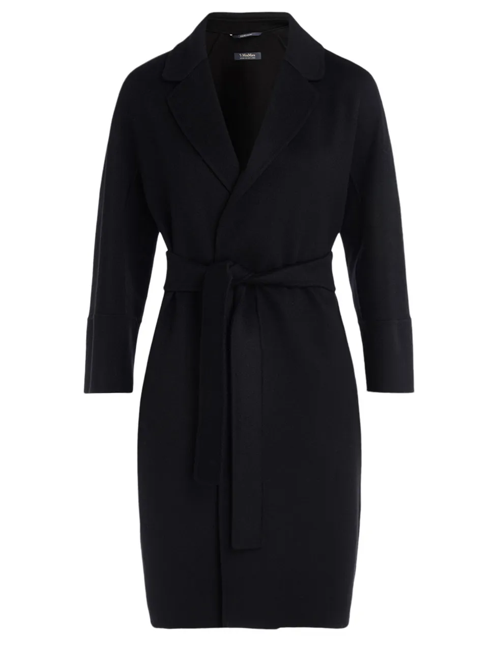 Max Mara Manteau robe de chambre S Arona, laine noire