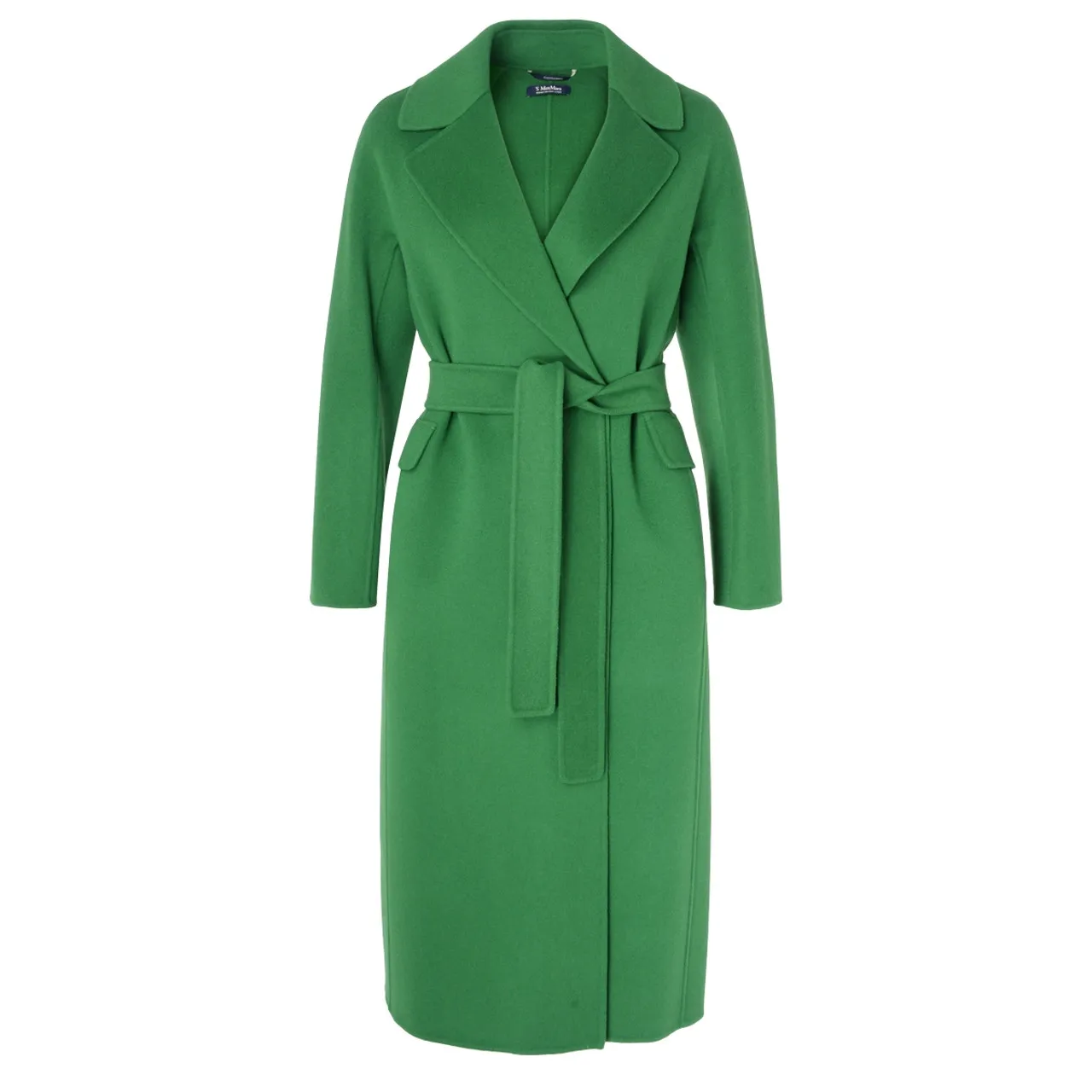 Max Mara S Manteau en laine verte Zenith