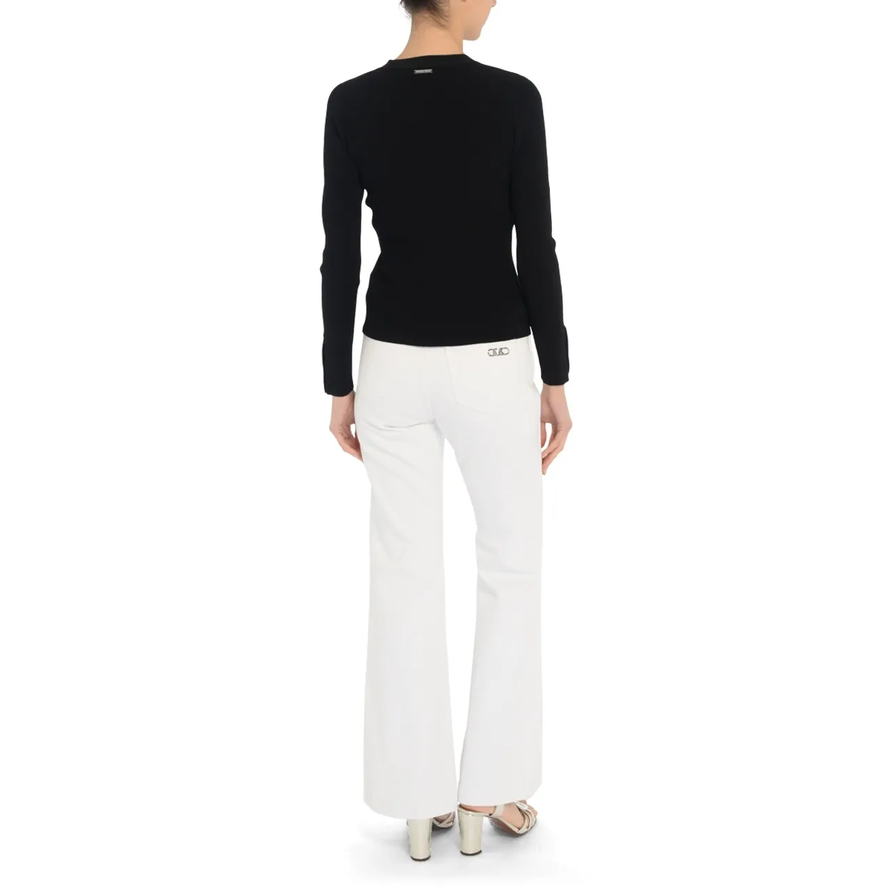 Michel Kors cardigan noir côtelé 