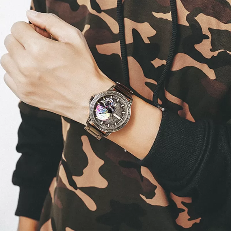 Montre retro Tête de mort