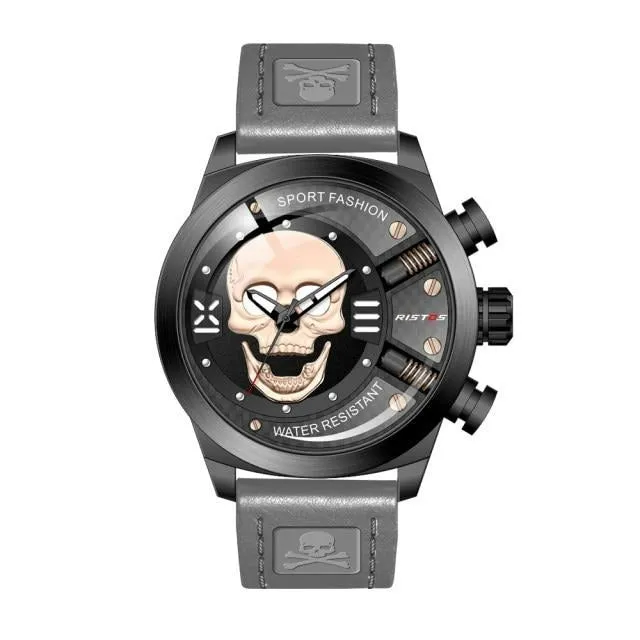 Montre Tête de mort design moderne