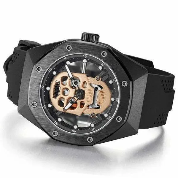 Montre tête de mort militaire