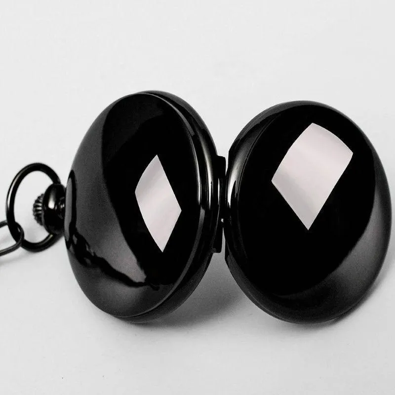 Montre à Gousset Noire Pour Homme