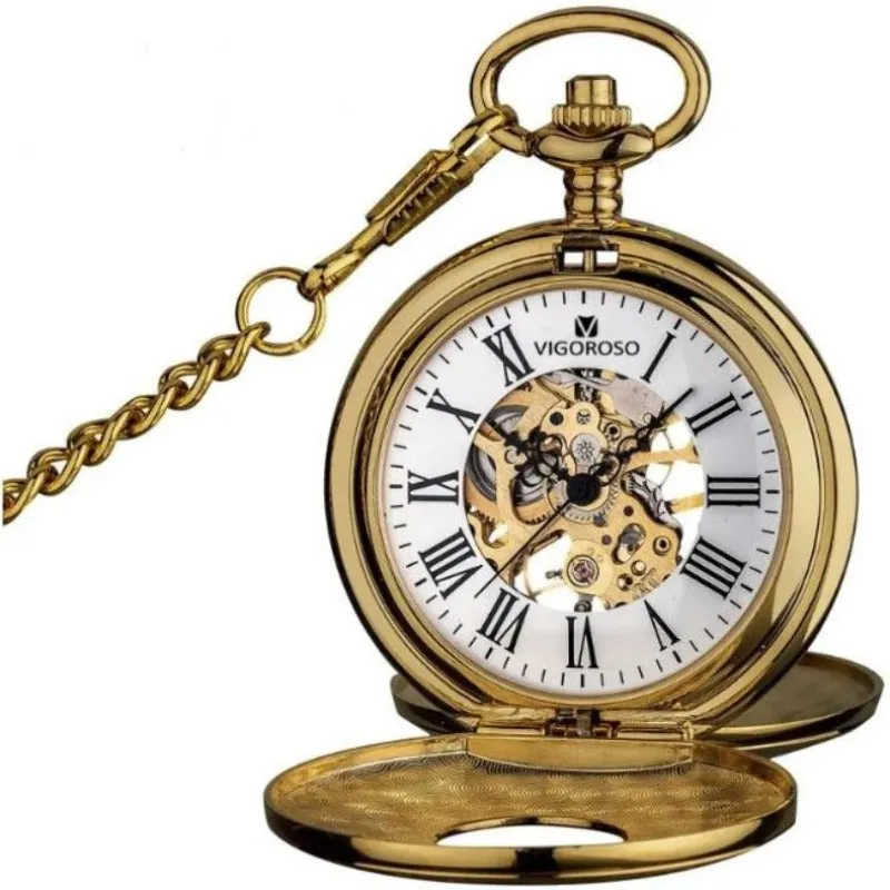 Montre à Gousset Steampunk Dorée