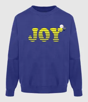NEWTONE Partager  Sweatshirt Roller Joy Coton Bleu Royal  